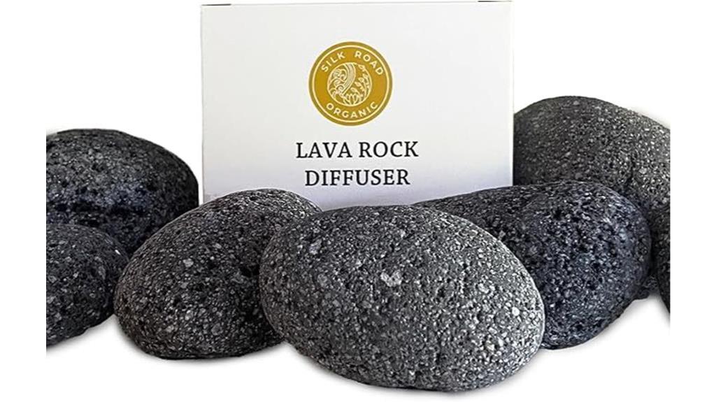 aromatherapy with lava rocks