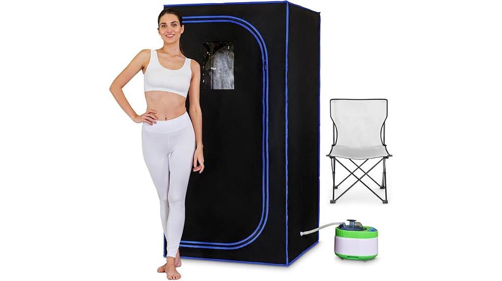 at home portable sauna option