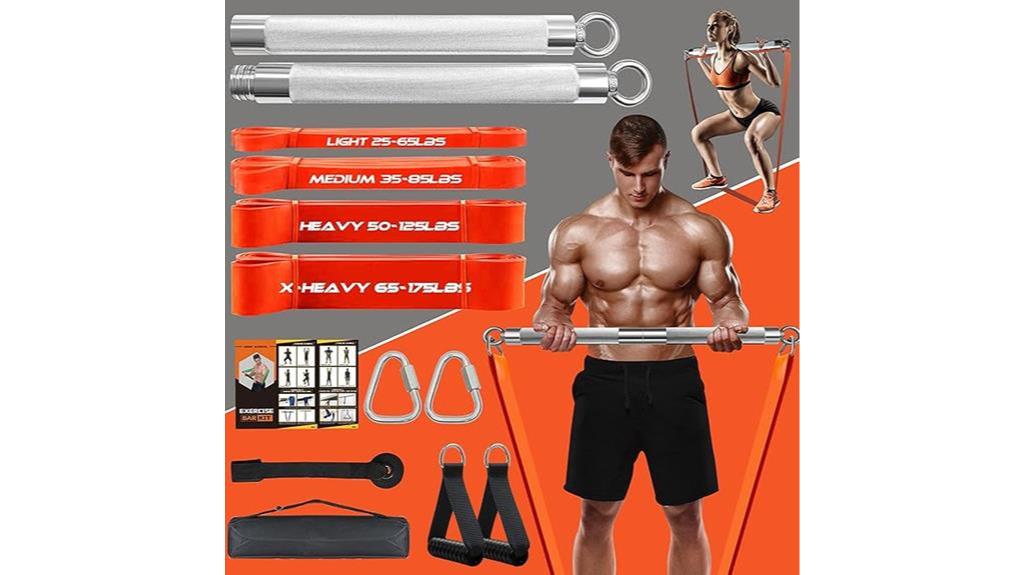 compact home gym set