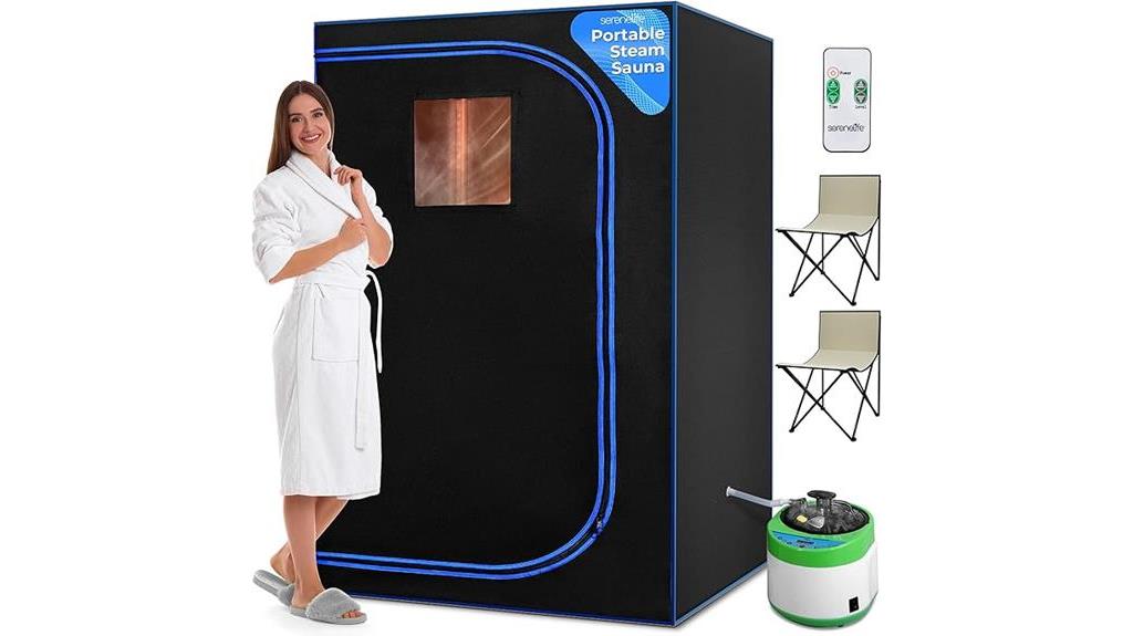 compact home steam sauna