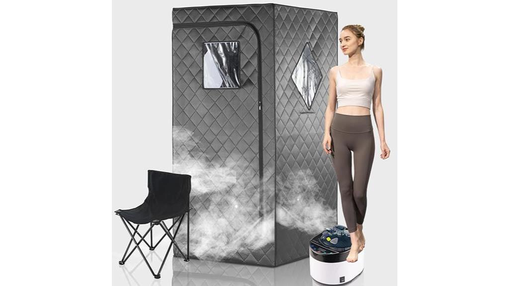 compact home steam sauna