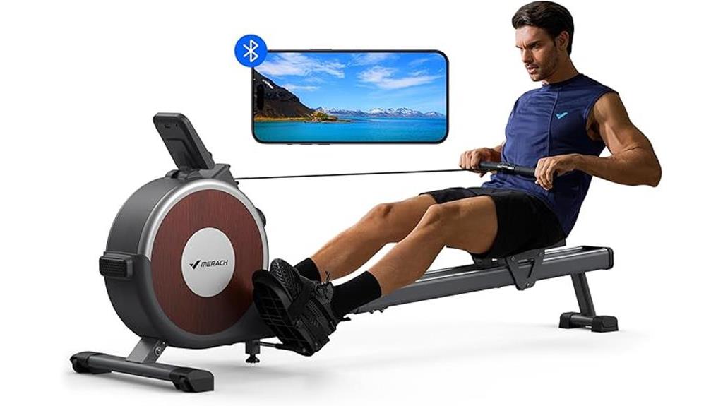 compact rowing machine option