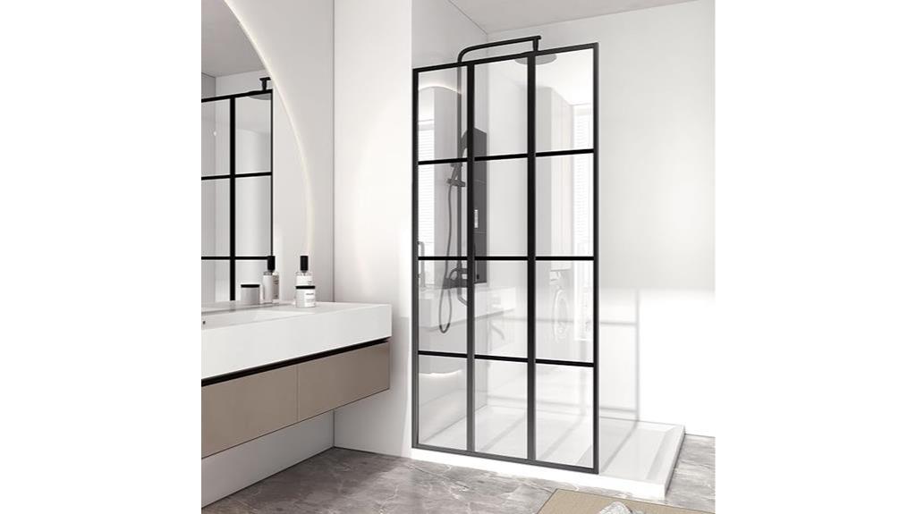 customizable shower door specifications