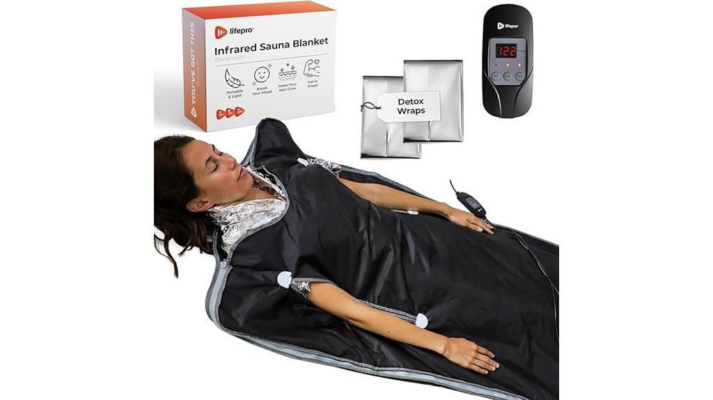 detoxifying sauna blanket technology