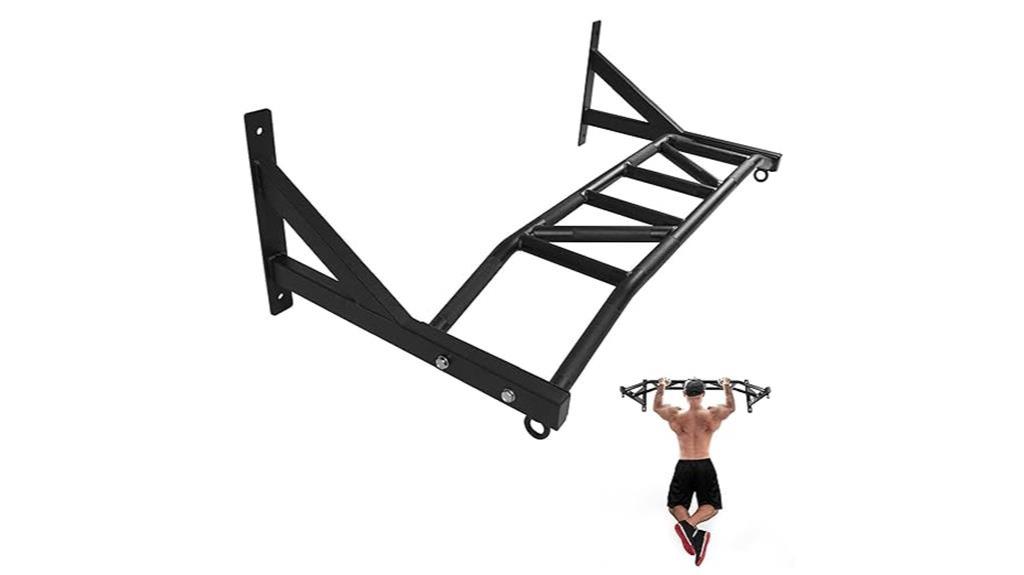 durable wall mounted pull up bar