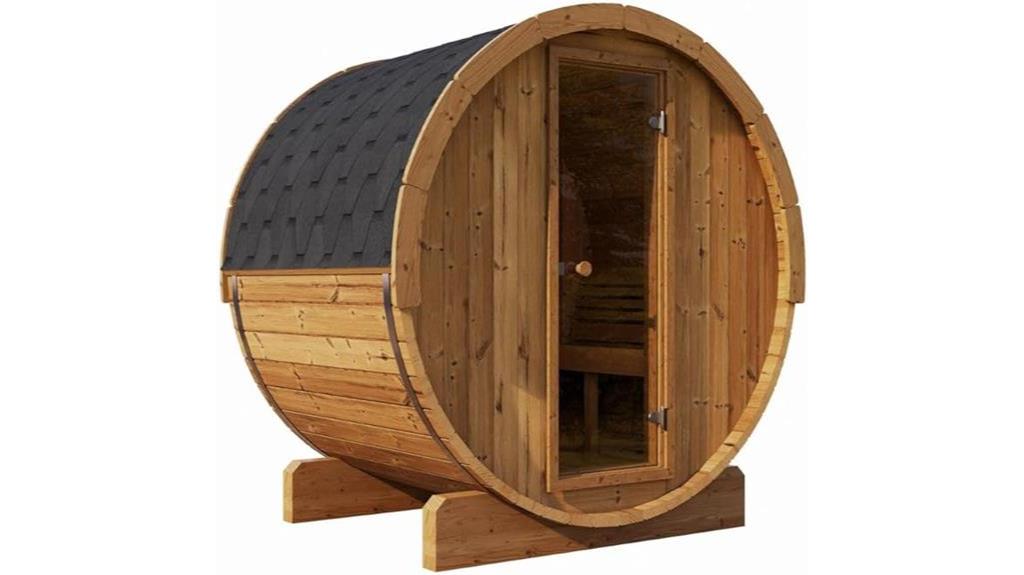 e6 sauna barrel model