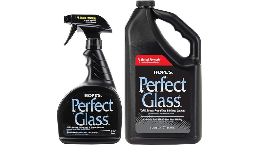 effective glass cleaner solution