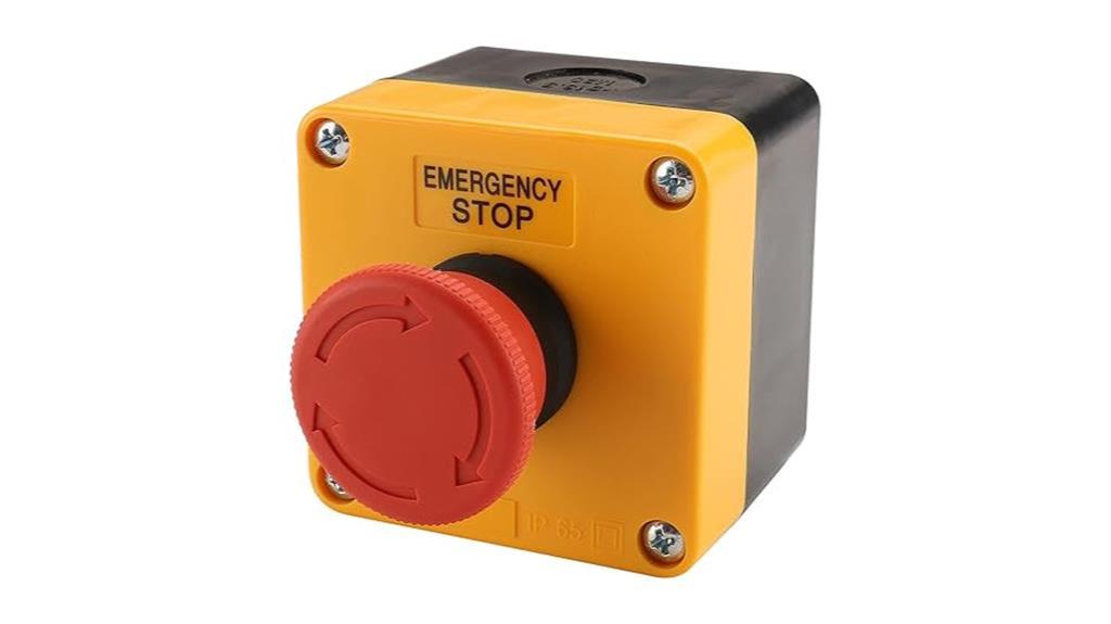 emergency stop switch button