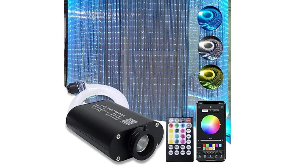 fiber optic bluetooth lights