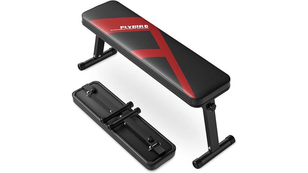 foldable flat weight bench