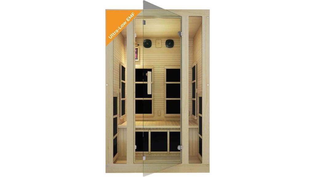 high quality low emf sauna