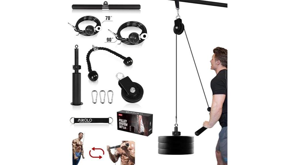 home gym cable system