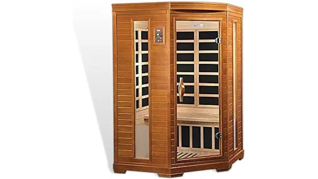 home infrared sauna corner