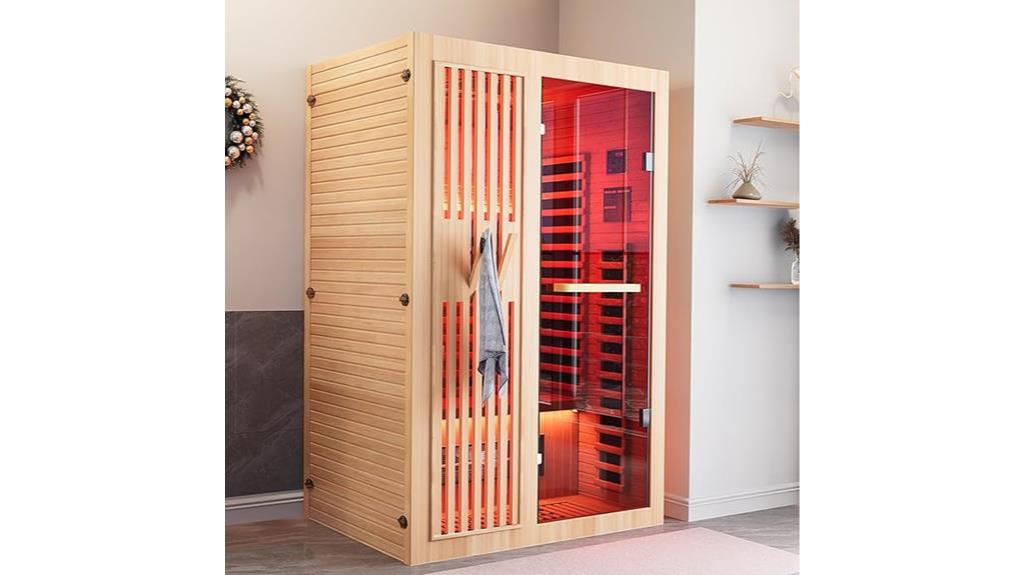 home infrared sauna with bluetooth