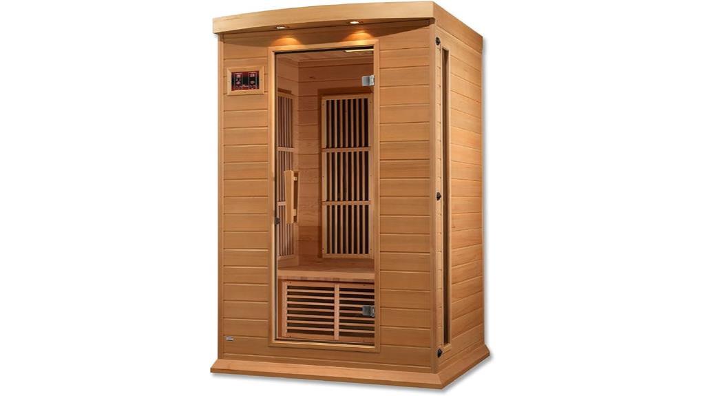 low emf 2 person sauna