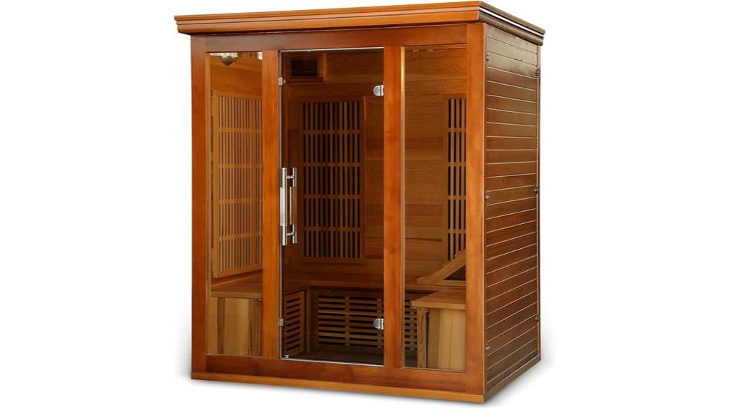 luxurious cedar sauna experience