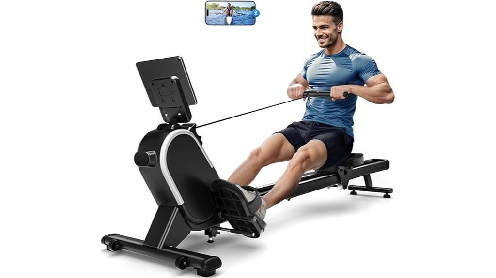 magnetic rowing machine details