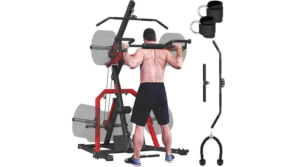 multi functional gym equipment system