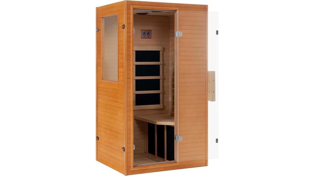 one person home sauna