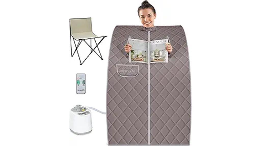 portable home sauna relaxation