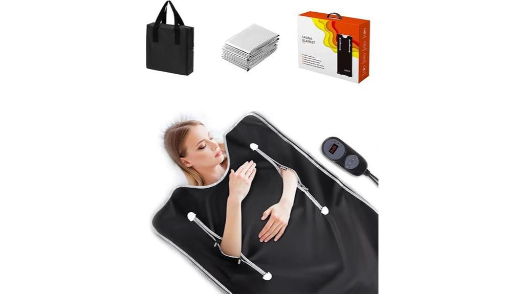 portable infrared sauna blanket