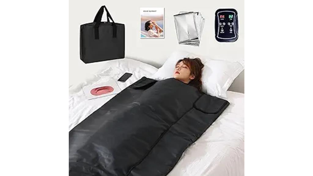 portable infrared sauna blanket