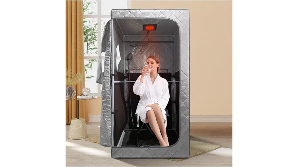 portable infrared sauna option