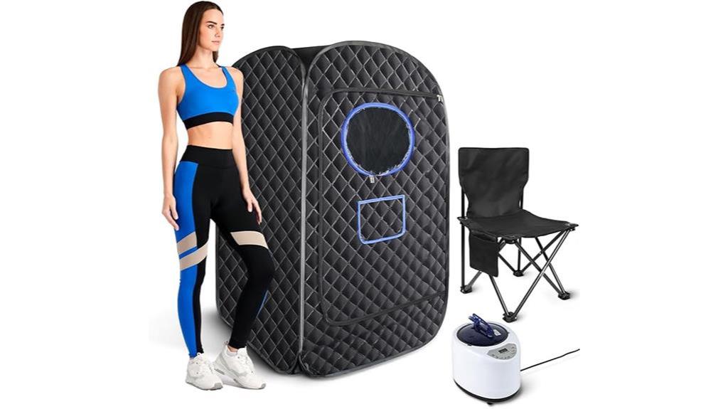 portable sauna with accessories