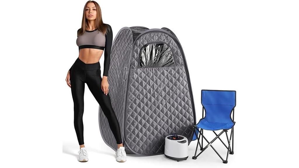 portable steam sauna option