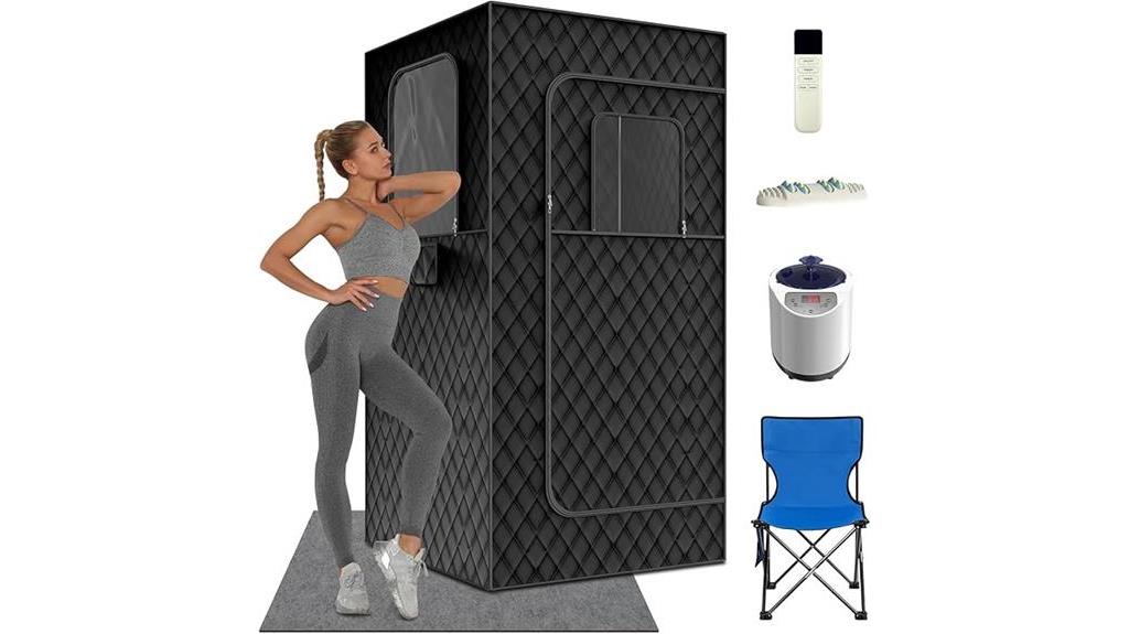 portable steam sauna package