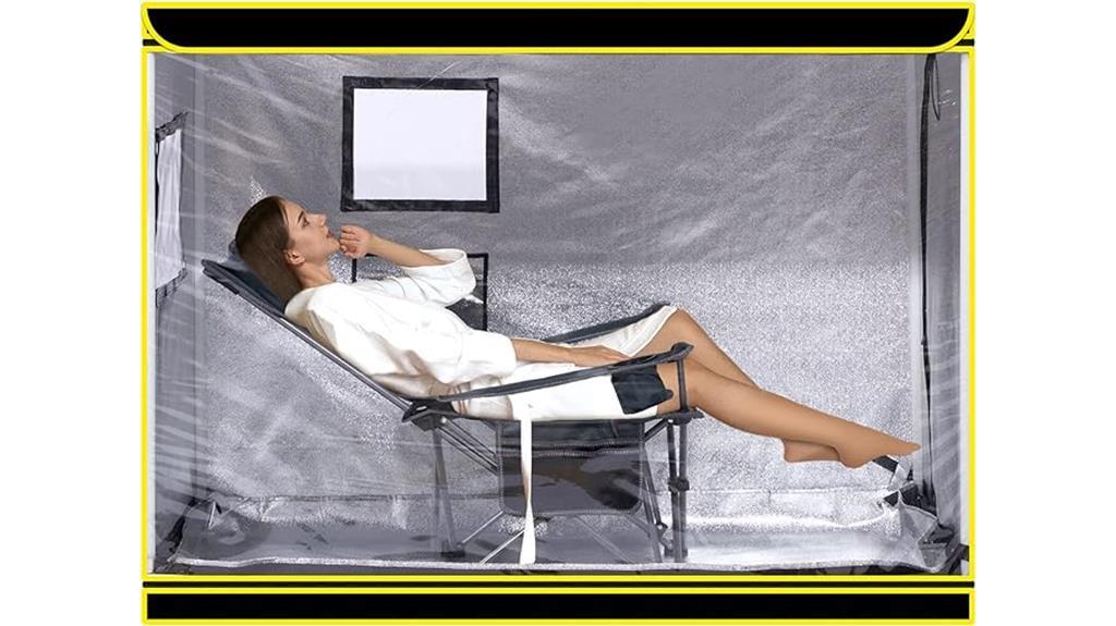 portable steam sauna set