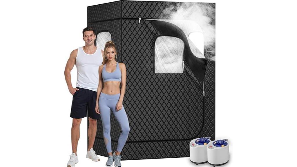 portable steam sauna set