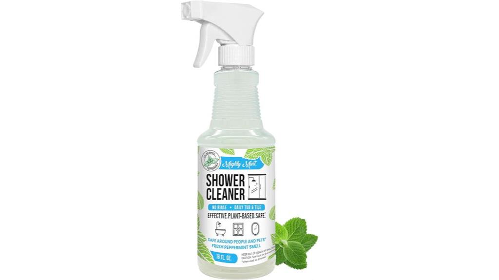 powerful mint shower spray