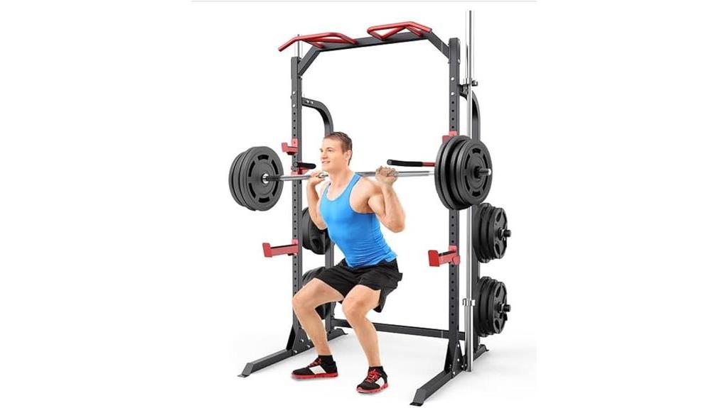 powerful squat rack system