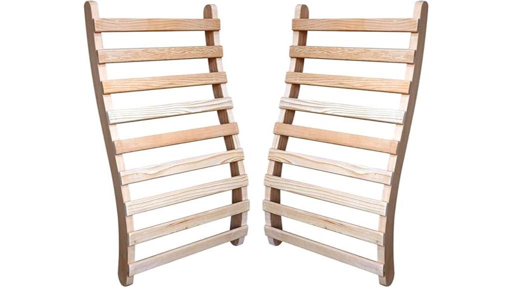 sauna backrest set two