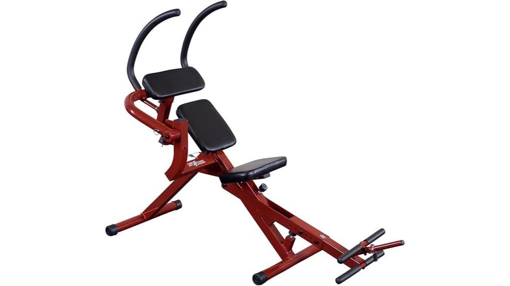 semi recumbent ab crunch bench