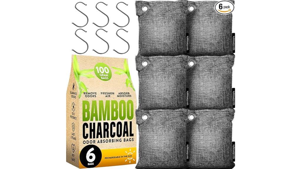 six pack charcoal absorber