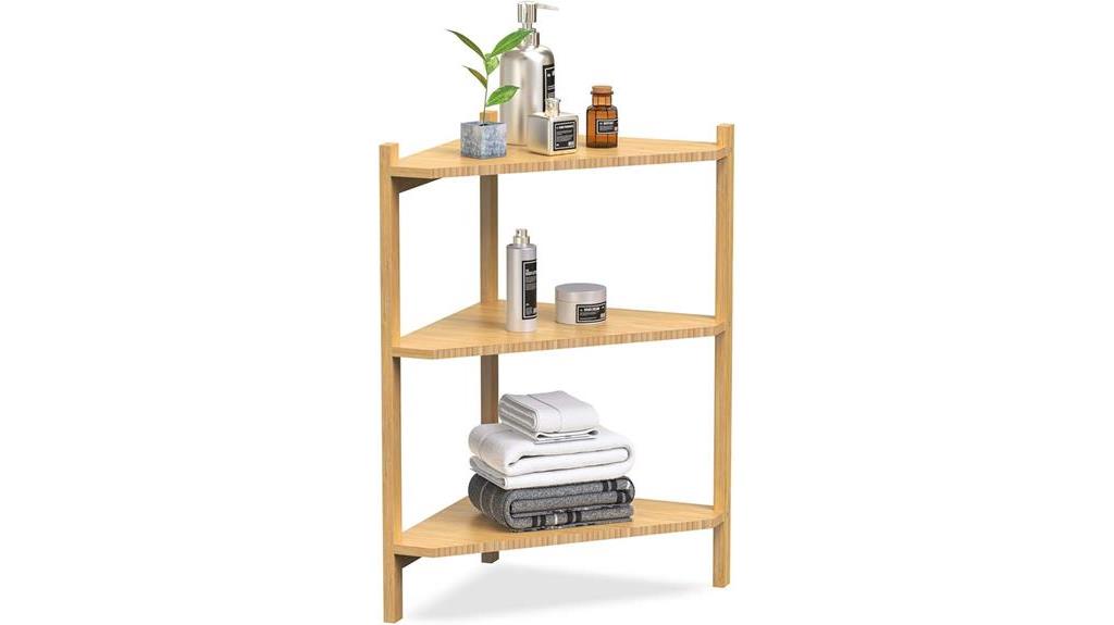 space saving corner shelf unit