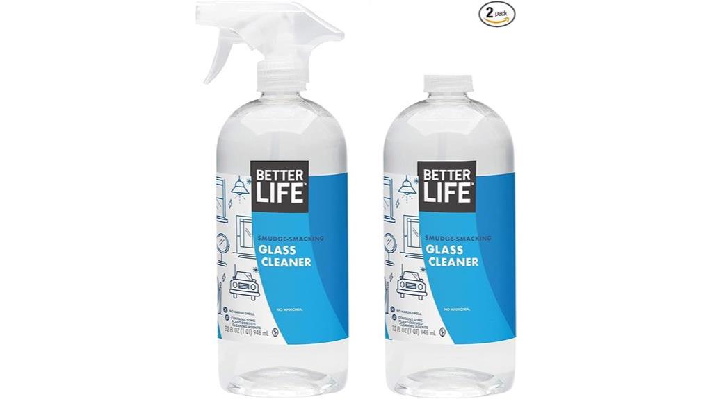 streak free glass cleaner set