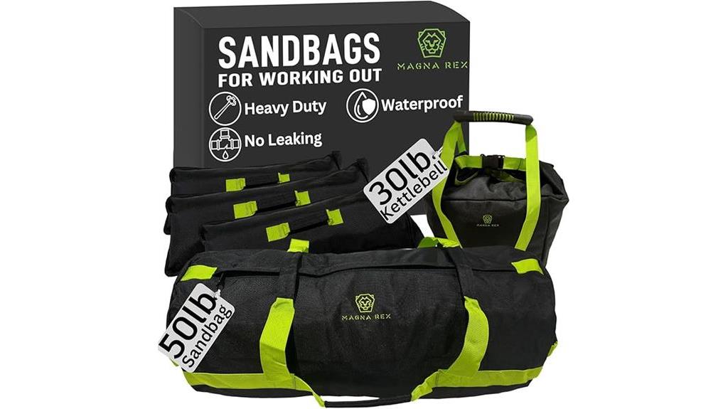 strength training with sandbags