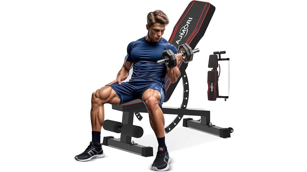 sturdy home gym bench