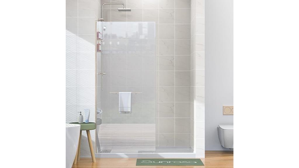 sunrosa glass shower panel