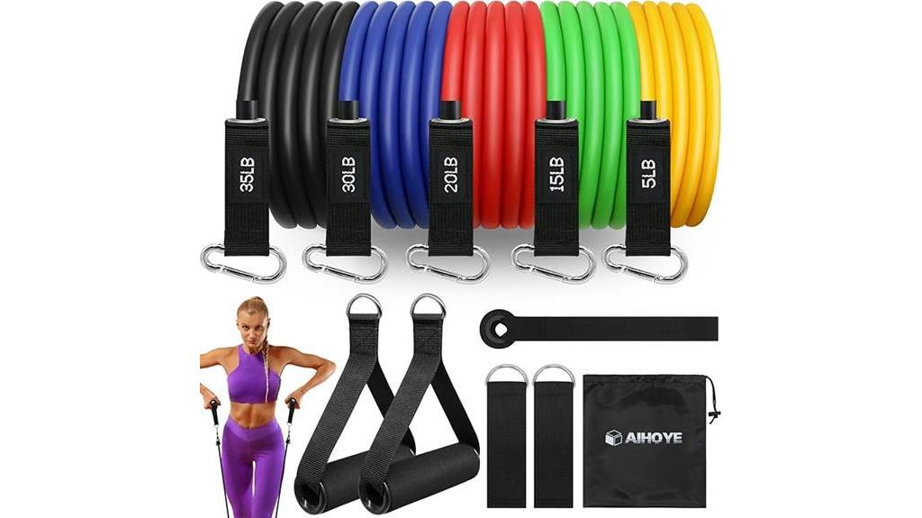 versatile exercise bands set