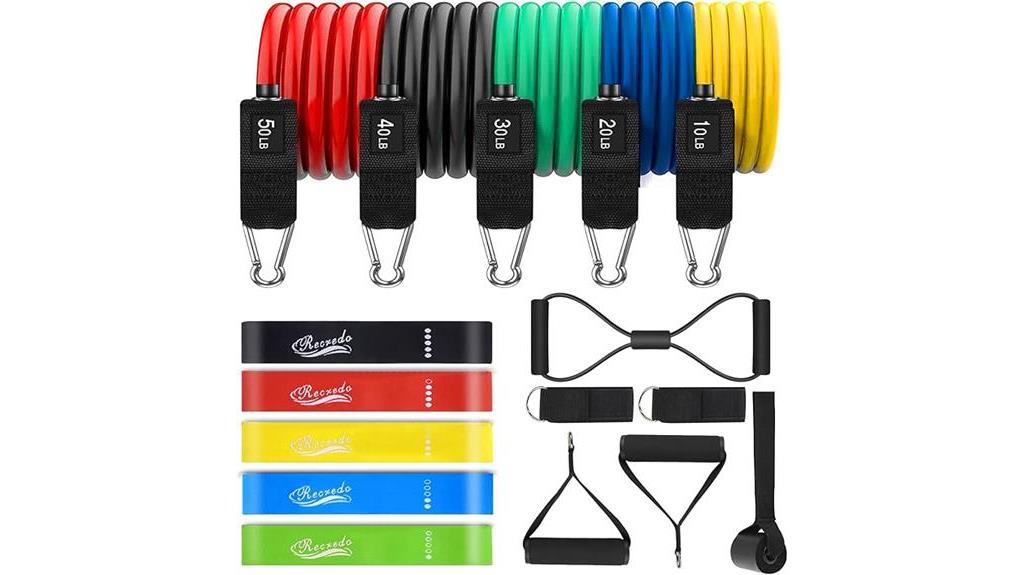 versatile resistance bands set