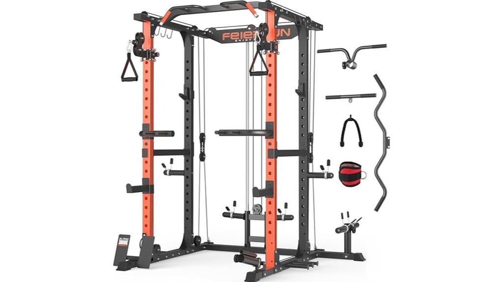 versatile squat rack design