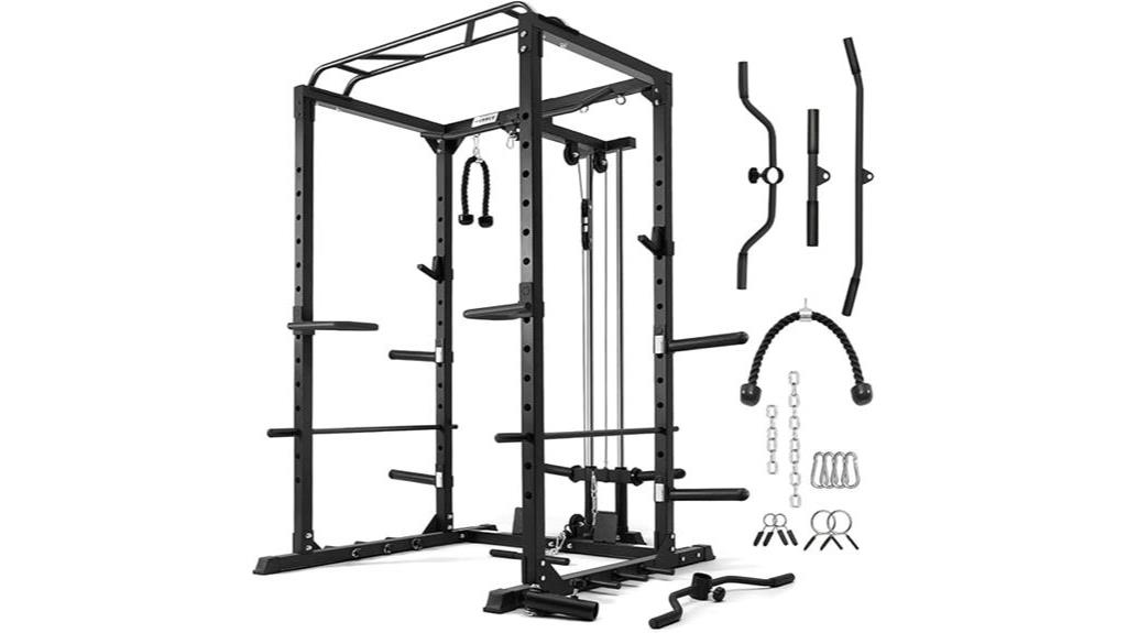 versatile squat rack option