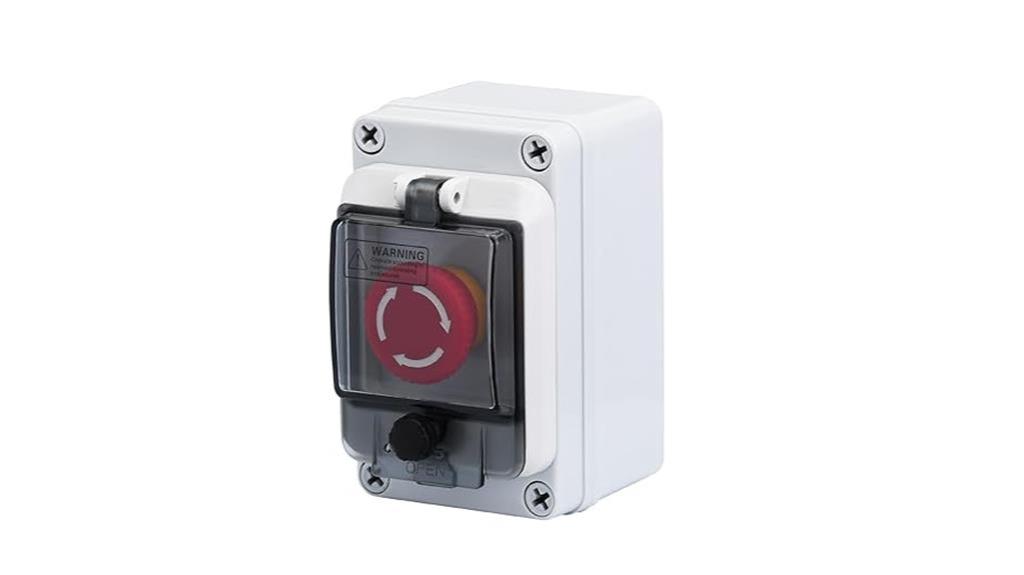 waterproof emergency stop button